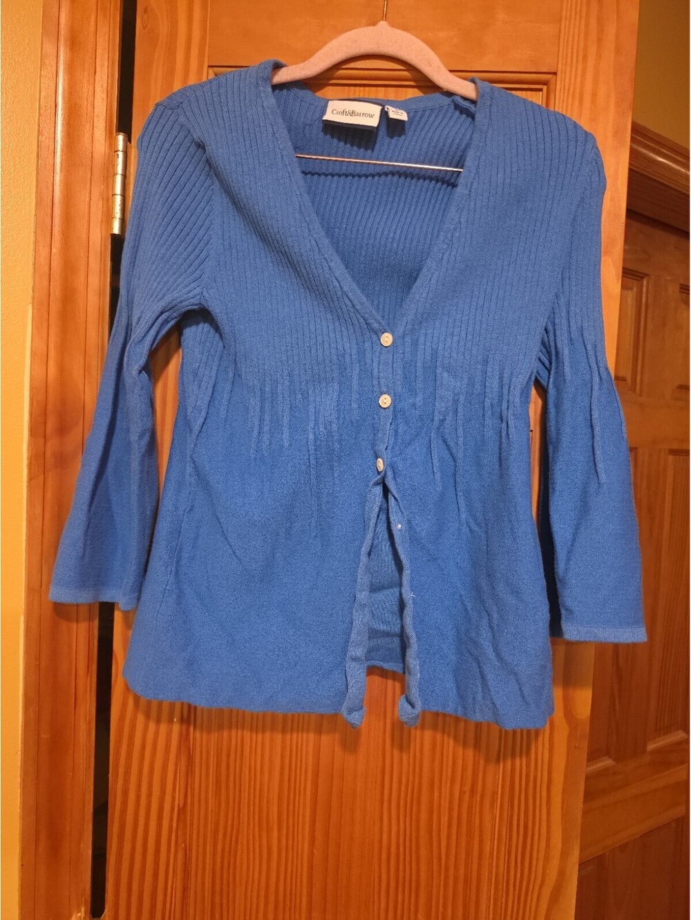 Croft & Barrow Blue Sweater Tank Set Womens  Size Medium